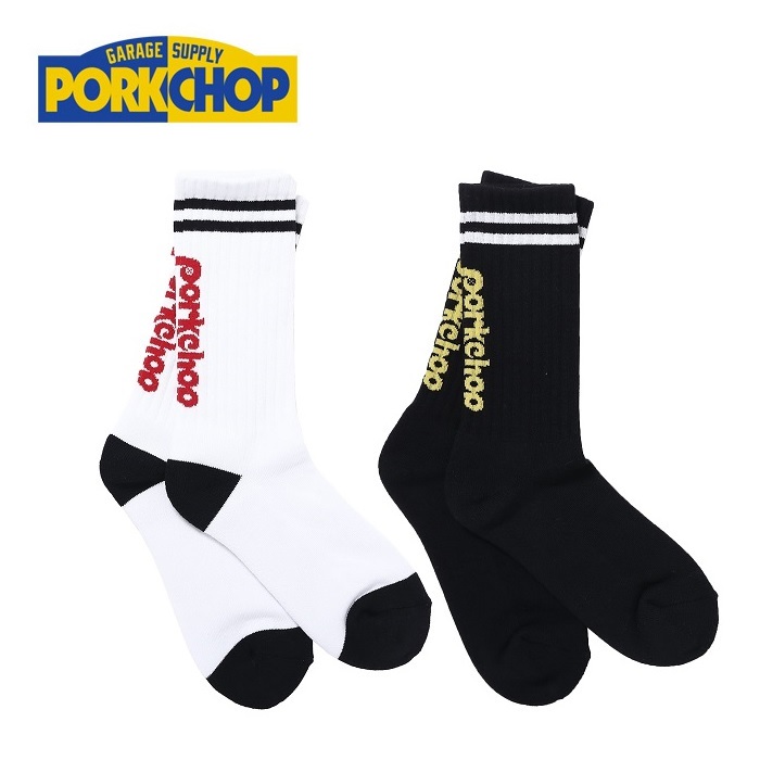 PORKCHOP GARAGE SUPPLY (ポークチョップ ガレージサプライ)　 PORK SOX P-23 type-A 　【ソックス】【インタープレイ INTERPLAY】