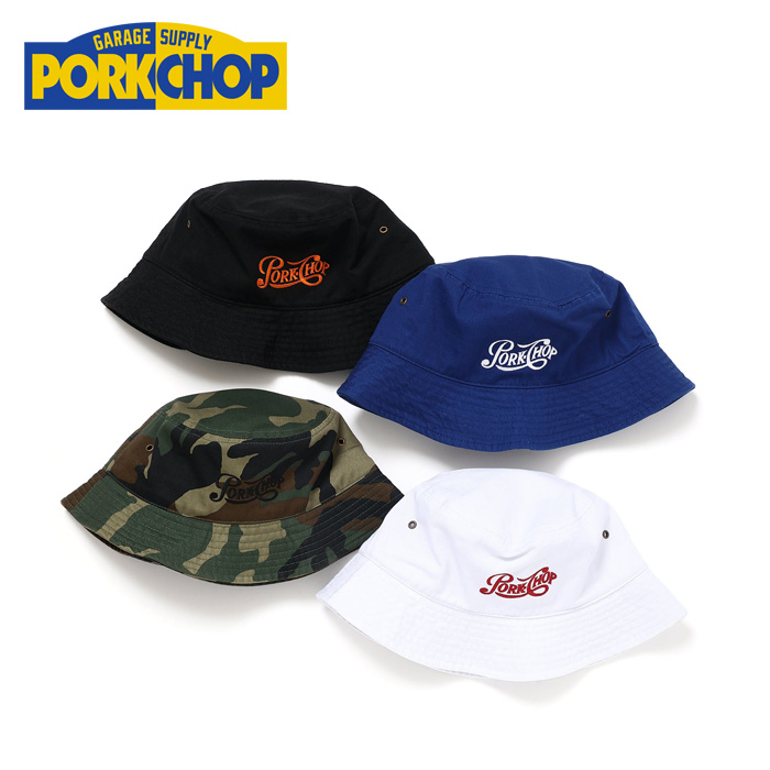 PORKCHOP GARAGE SUPPLY (ポークチョップ ガレージサプライ)　 PPS BUCKET HAT 　【バケットハット 帽子】【インタープレイ INTERPLA