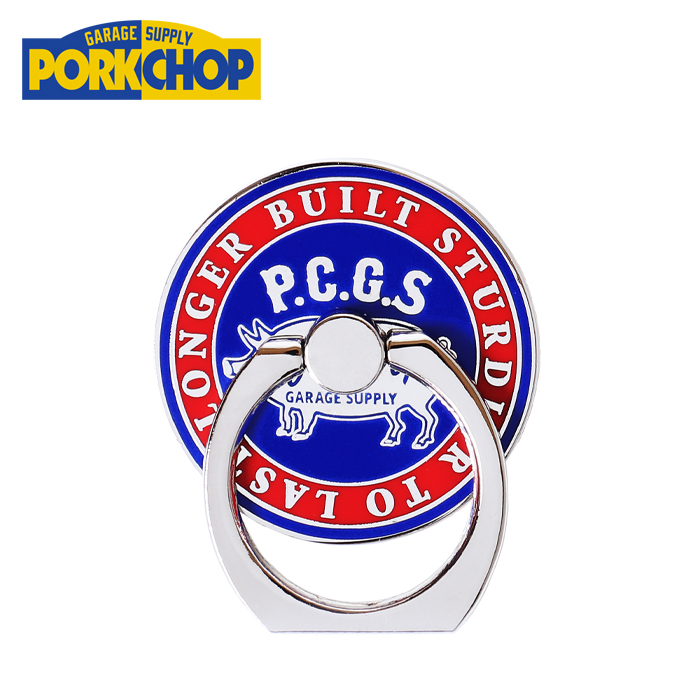 PORKCHOP GARAGE SUPPLY (ポークチョップ ガレージサプライ)　 P RING(CIRCLE)　【スマートフォン用ホールドリング】【バンカーリン