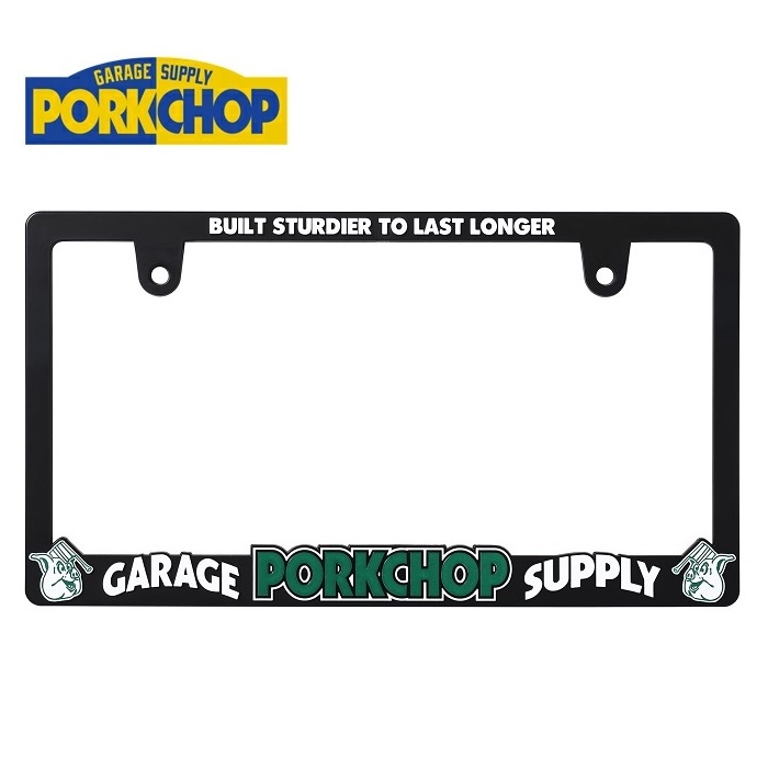 PORKCHOP GARAGE SUPPLY (ポークチョップ ガレージサプライ)　RAISED LICENSE FRAME 　【ライセンスフレーム】【インタープレイ INTE