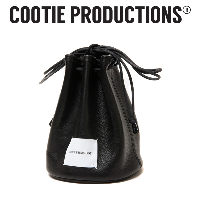 COOTIE(クーティー)  Leather Bucket Bag 　【CC-211】【レザー バケットバック】
