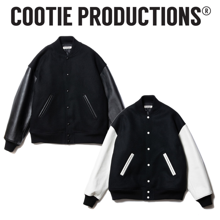 COOTIE (クーティー)　Wool Melton Error Fit Stadium Jacket　【スタジアムジャケット メルトン ウール】【COOTIE PRODUCTIONS クー