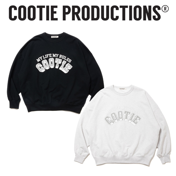 COOTIE (クーティー) 　 Open End Yarn Print Sweat Crew 　【CTE-23A324】【クルーネック スウェット】【COOTIE PRODUCTIONS クーテ