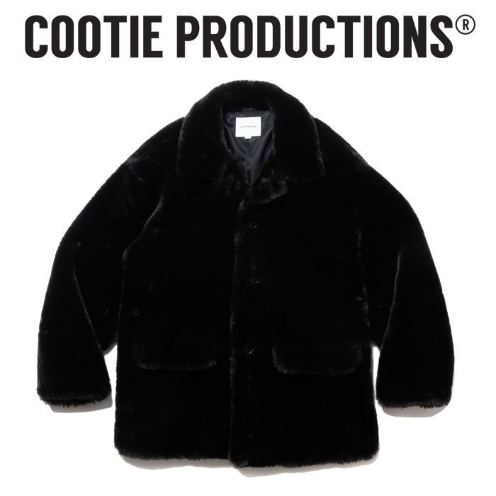 COOTIE (クーティー)　 Faux Fur Car Coat 　【フェイク ファー カーコート】【COOTIE PRODUCTIONS クーティープロダクションズ】【C