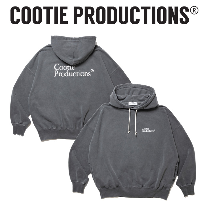 COOTIE (クーティー) 　 Pigment Dyed Open End Yarn Sweat Hoodie 　【CTE-24A311】【ピグメントダイ クルーネック スウェット】【C