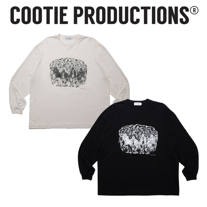 COOTIE (クーティー)　 Print L/S Tee (Magical Design) 　【オーバーサイズ ロングスリーブ TEEシャツ】【COOTIE PRODUCTIONS クー