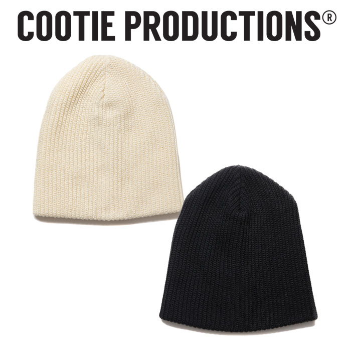 COOTIE(クーティー) 　 Rib Stitch Cuffless Beanie 　【ビーニ― 帽子】【CTE-24A503】　