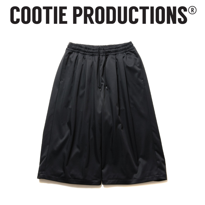 COOTIE(クーティー) 　 Polyester Twill 2 Tuck Track Shorts 　【CTE-24S128】【2タック トラック ショーツ】【COOTIE PRODUCTIONS 