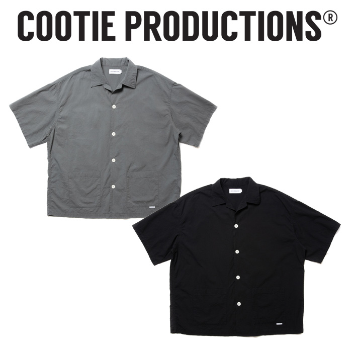 COOTIE (クーティー) 　 Finx Cotton Cordlane Open Collar S/S Shirt 　【CTE-24S410】【オープンカラー シャツ】【COOTIE PRODUCTI