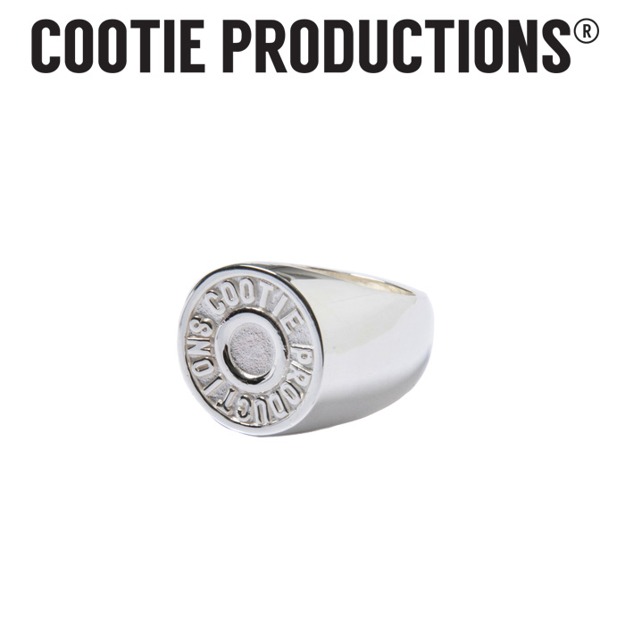 COOTIE (クーティー) Stout Signet Ring 　【シルバー SILVER】【リング RING】【CTE-24S525】【COOTIE PRODUCTIONS クーティープロ