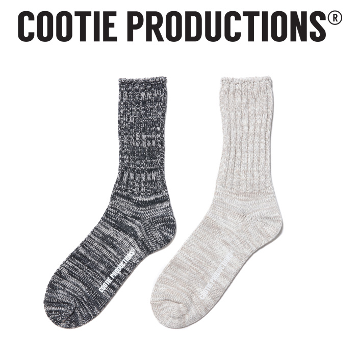 COOTIE (クーティー) Raza Lowgauge Socks 　【CTE-24S535】【ソックス 靴下】【COOTIE PRODUCTIONS クーティープロダクションズ】