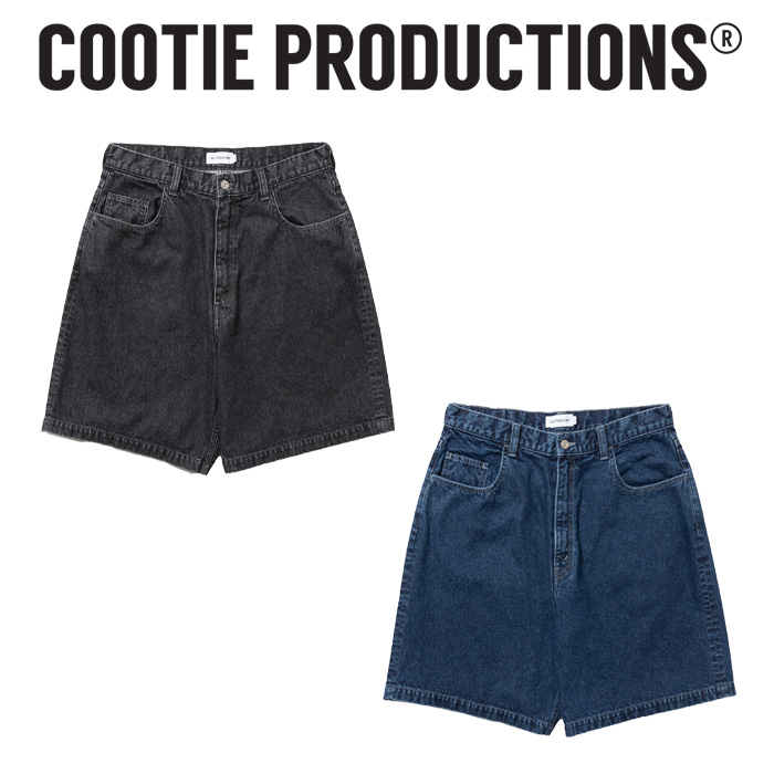COOTIE(クーティー) 　 5 Pocket Denim Baggy Shorts 　【CTE-25S107】【デニム ショーツ パンツ】【COOTIE PRODUCTIONS クーティー