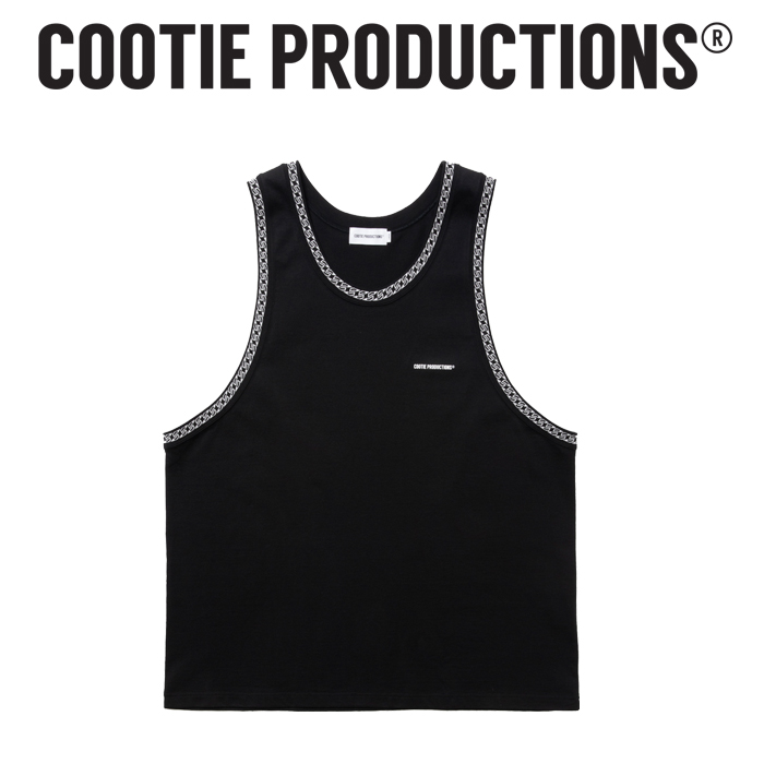 COOTIE (クーティー)　 Jacquard Ringer Error Fit Tank Top 　【ジャガード リンガー タンクトップ】【COOTIE PRODUCTIONS クーティ