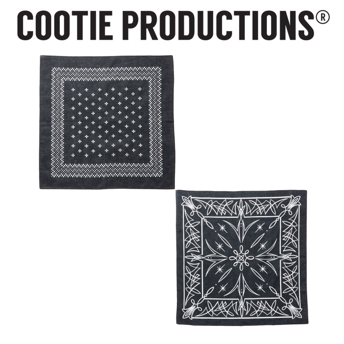 COOTIE (クーティー) Cotton Bandana 　【バンダナ】【CTE-25S523】【COOTIE PRODUCTIONS クーティープロダクションズ】