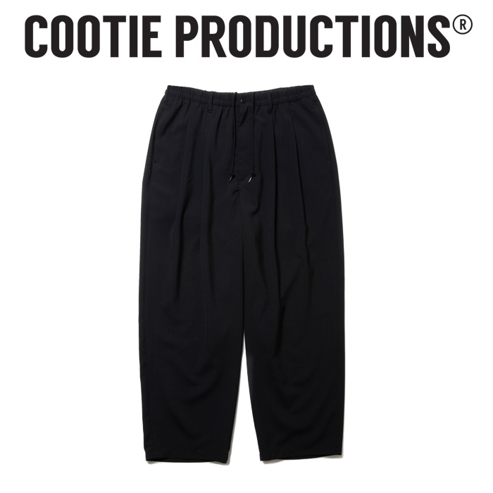 COOTIE(クーティー) 　 PLAIN T/W 2 Tuck Easy Pants 　【CTE-24A101-PLAIN】【2タック イージー パンツ】【COOTIE PRODUCTIONS クー