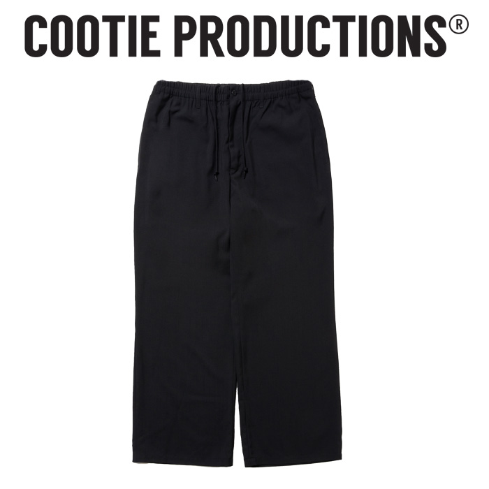 COOTIE(クーティー) 　 T/W Square Leg Easy Pants 　【CTE-25S102-PLAIN】【イージー パンツ】【COOTIE PRODUCTIONS クーティープロ