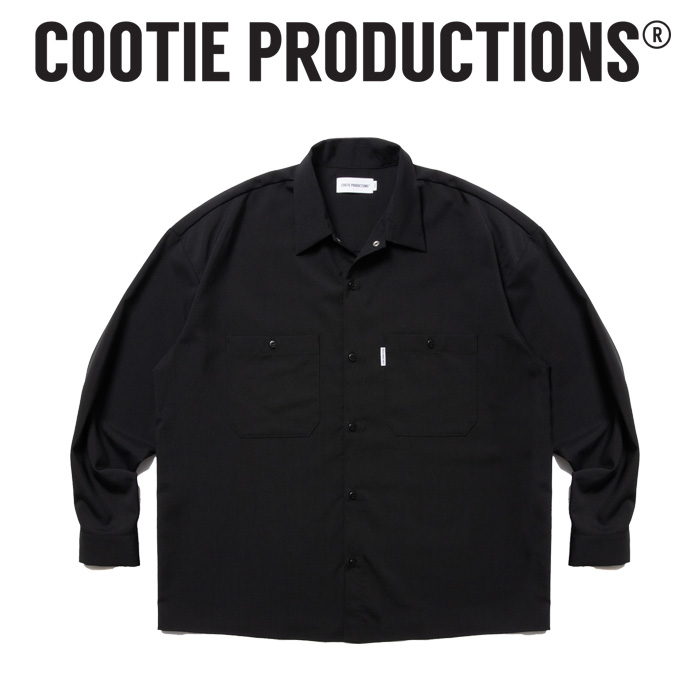 COOTIE (クーティー) 　 T/W Work L/S Shirt 　【CTE-25S401-PLAIN】【シャツ】【COOTIE PRODUCTIONS クーティープロダクションズ】