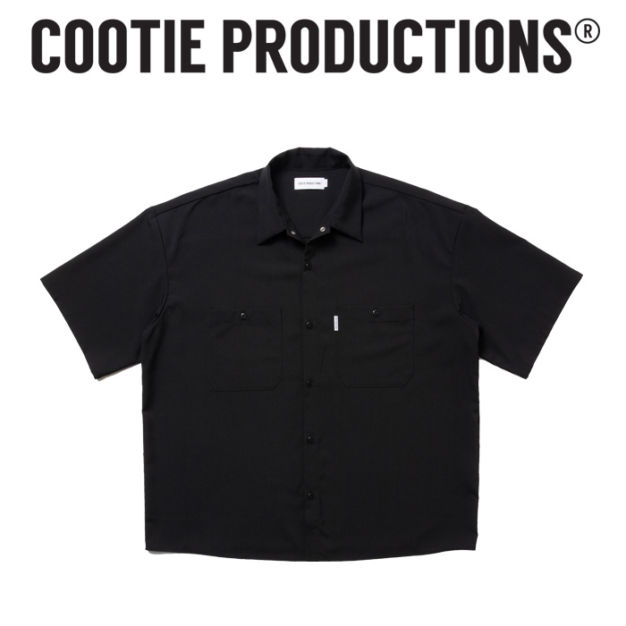 COOTIE (クーティー) 　 T/W Work S/S Shirt 　【CTE-25S402-PLAIN】【ワーク シャツ】【COOTIE PRODUCTIONS クーティープロダクショ