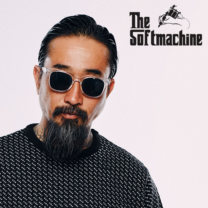 SOFTMACHINE (ソフトマシーン)　 TOLUCA GLASS　【サングラス グラサン メガネ】【ブラック クリア スモーク ブラウンタトゥー】【20