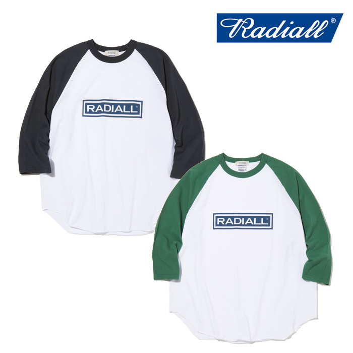 RADIALL ラディアル 　WHEELS - CREW NECK RAGLAN SHIRT　 【ラグランシャツ】【2024 AUTUMN＆WINTER COLLECTION】【RAD-24AW-CUT009