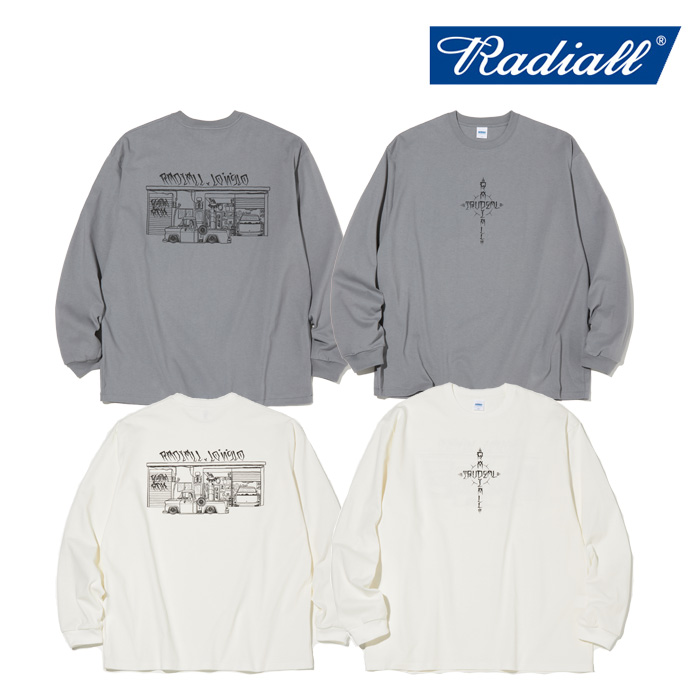 RADIALL ラディアル 　TRUE DEAL POT - CREW NECK T-SHIRT L/S　 【ロングスリーブTシャツ】【2024 AUTUMN＆WINTER COLLECTION】【RA