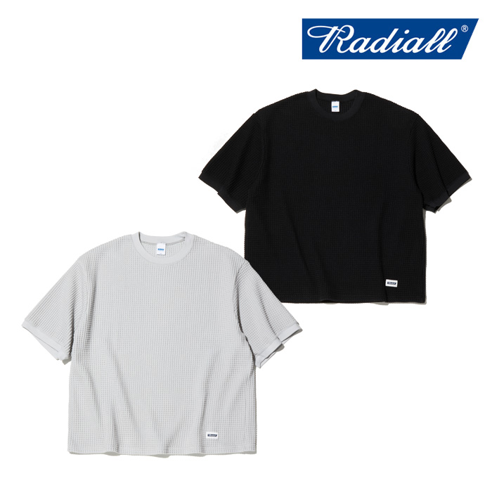 RADIALL ラディアル 　 BIG WAFFLE - CREW NECK T-SHIRT S/S 　 【ワッフルTシャツ 半袖】【2024 SPRING ＆ SUMMER COLLECTION】【RA