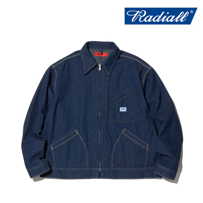 RADIALL ラディアル 　 STEPSIDES - ZIP UP BLOUSON 　 【ジップアップブルゾン】【2024 SPRING ＆ SUMMER COLLECTION】【RAD-24SS-J
