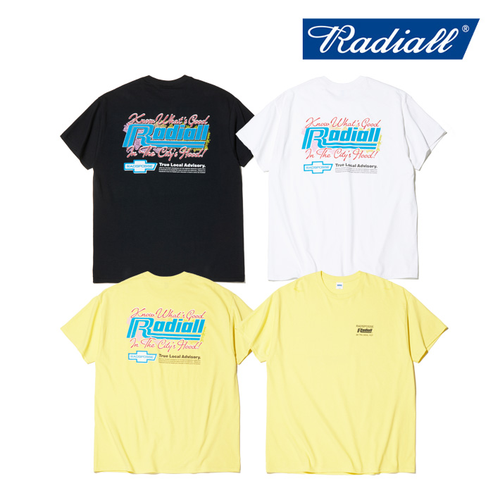 RADIALL ラディアル 　CUTLASS - CREW NECK T-SHIRT S/S 　 【Tシャツ 半袖】【2024 SPRING ＆ SUMMER COLLECTION】【RAD-24SS-TEE00