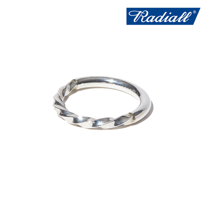 RADIALL (ラディアル)　 TWIST NARROW - PINKY RING　 【ピンキーリング 指輪】【RAD-JWL029-01】【インタープレイ INTERPLAY】