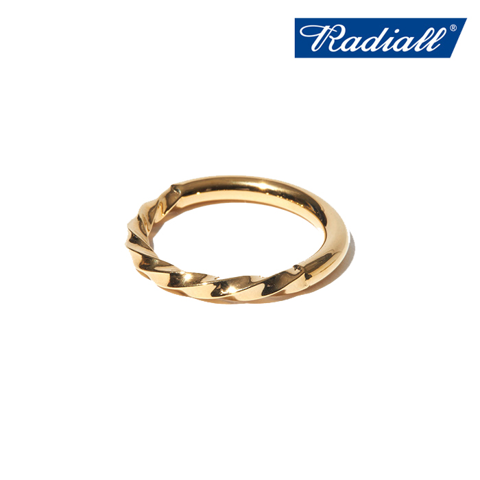 RADIALL (ラディアル)　 TWIST NARROW - PINKY RING　 【ピンキーリング 指輪】【2021 AUTUMN&WINTER COLLECTION】【RAD-JWL029-02】