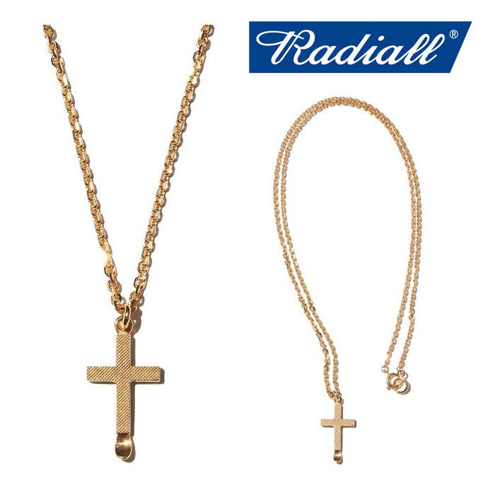 RADIALL ラディアル 　SPOON CROSS - NECKLACE(18K)　 【ネックレス】【2022 AUTUMN&WINTER COLLECTON】【RAD-JWL035-02】【インター