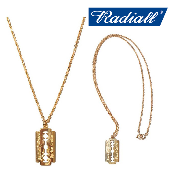 RADIALL ラディアル 　CUT RAZOR - NECKLACE(18K)　 【ネックレス】【2022 AUTUMN&WINTER COLLECTON】【RAD-JWL036-02】【インタープ