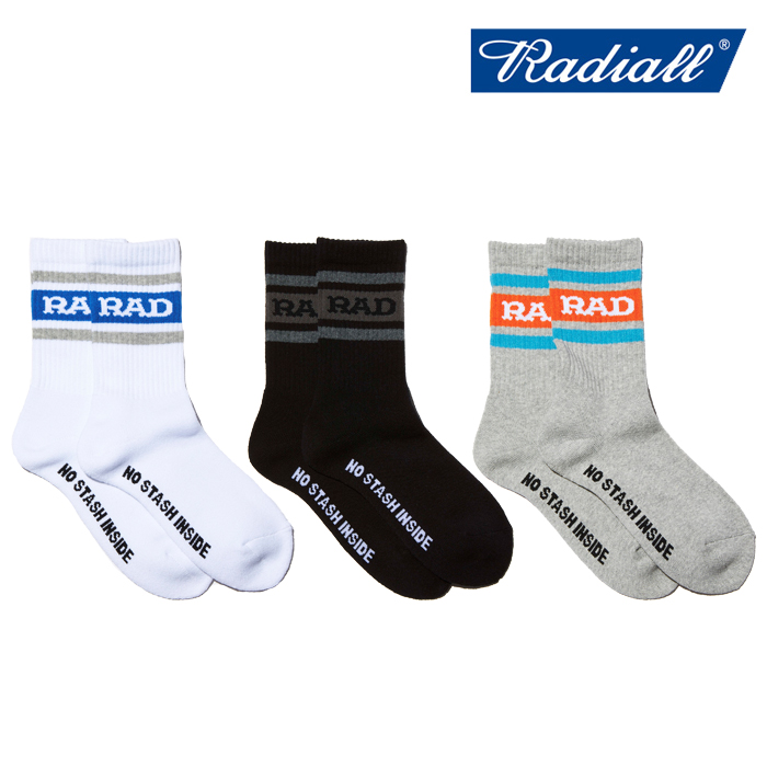RADIALL ラディアル 　MID KICK - 1PAC SOX MID　 【ソックス】【2022 SPRING&SUMMER COLLECTION】【RAD-PAC046】【インタープレイ I