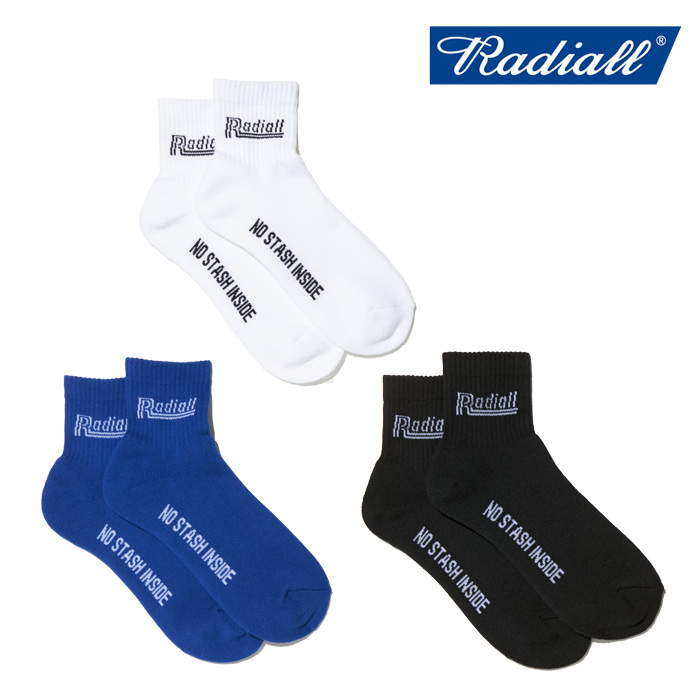 RADIALL ラディアル 　 TRUCKS - 1PAC SOX SHORT / DRALON　 【ソックス】【2024 SPRING＆SUMMER COLLECTION】【RAD-PAC058】【イン