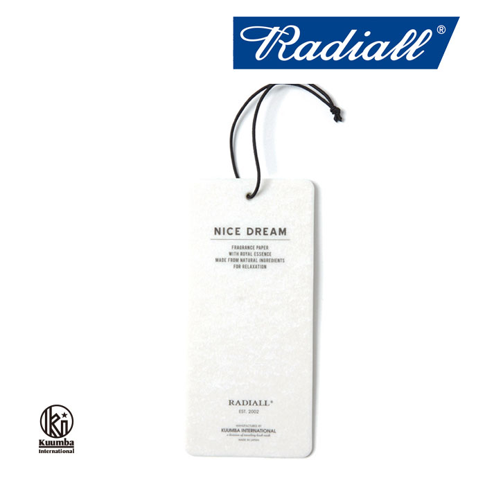 RADIALL (ラディアル)　 NICE DREAM FRESHENER air freshener(エアフレッシュナー)　 【RADIALL エアフレッシュナー】【KUUMBA】【ク