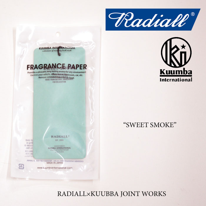 RADIALL (ラディアル)　 SWEET SMOKE FRESHENER air freshener(エアフレッシュナー)　 【RADIALL エアフレッシュナー】【KUUMBA】【