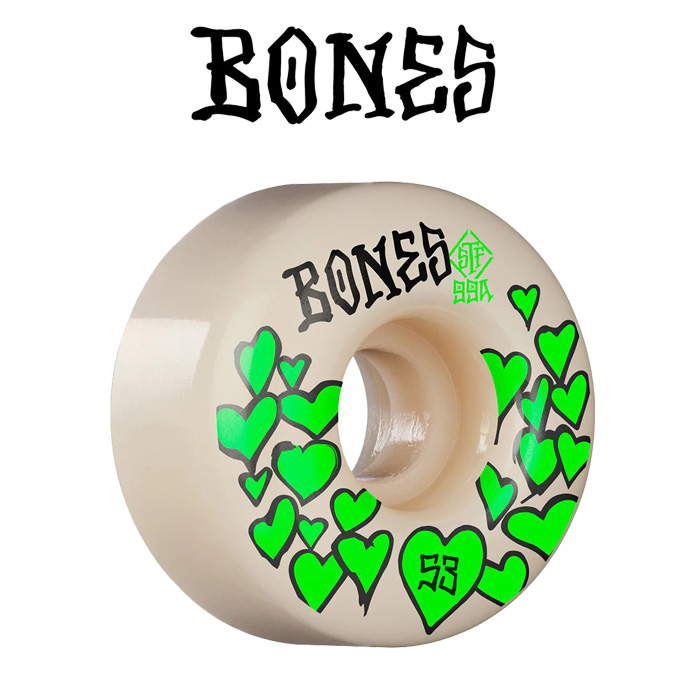 BONESWHEELS(ボーンズウィール)　 STF LOVE V4 WIDE 53mm 99A 　【ボーンズ スケートボード スケボー パーツ ウィール】