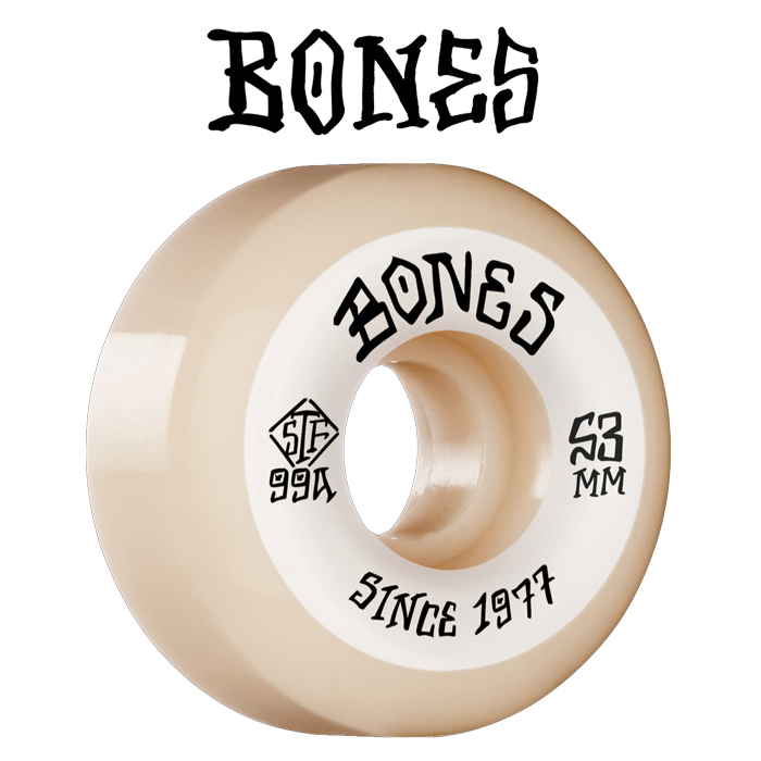 BONESWHEELS(ボーンズウィール)　STF HERITAGE ROOTS 53 V5 SIDECUT 99A　【ボーンズ スケートボード スケボー パーツ ウィール】