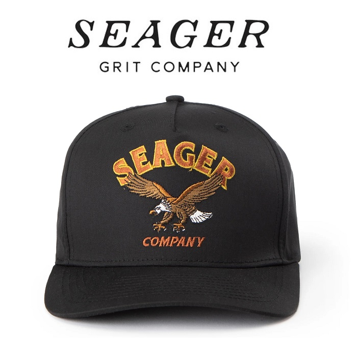 SEAGER(シーガー)　Bradley Snapback (Black)　【キャップ 帽子】【シーガー キャップ】【定番 人気 シンプル アウトドア サーフィン