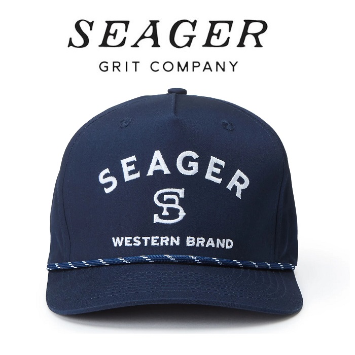 SEAGER(シーガー)　Branded Snapback (Blue)　【キャップ 帽子】【シーガー キャップ】【定番 人気 シンプル アウトドア サーフィン 