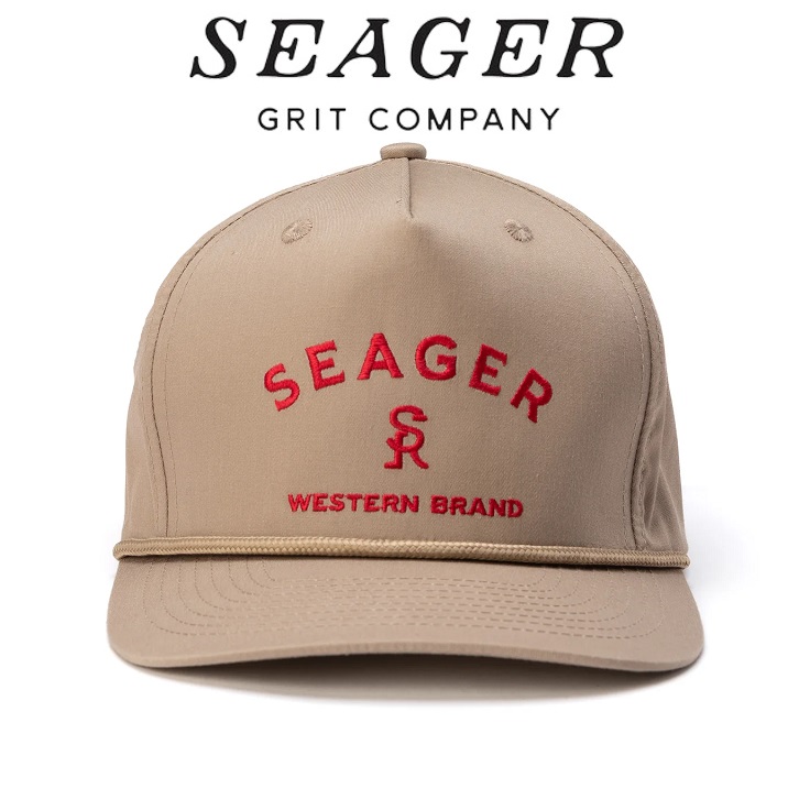 SEAGER(シーガー)　BRANDED SNAPBACK TAN　【キャップ 帽子】【シーガー キャップ】【定番 人気 シンプル アウトドア サーフィン ス