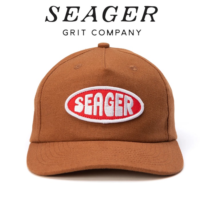 SEAGER(シーガー)　CHASE HEMP SNAPBACK BROWN 　【キャップ 帽子】【シーガー キャップ】【定番 人気 シンプル アウトドア サーフィ