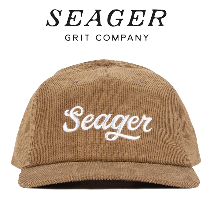 SEAGER(シーガー)　BIG KHAKI CORDUROY SNAPBACK　【キャップ 帽子】【シーガー キャップ】【定番 人気 シンプル アウトドア サーフ