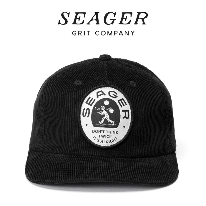 SEAGER(シーガー)　DYLAN SNAPBACK BLACK　【キャップ 帽子】【シーガー キャップ】【定番 人気 シンプル アウトドア サーフィン ス