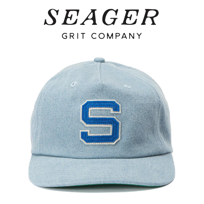 SEAGER(シーガー)　 ERA SNAPBACK DENIM 　【キャップ 帽子】【シーガー キャップ】【定番 人気 シンプル アウトドア サーフィン ス