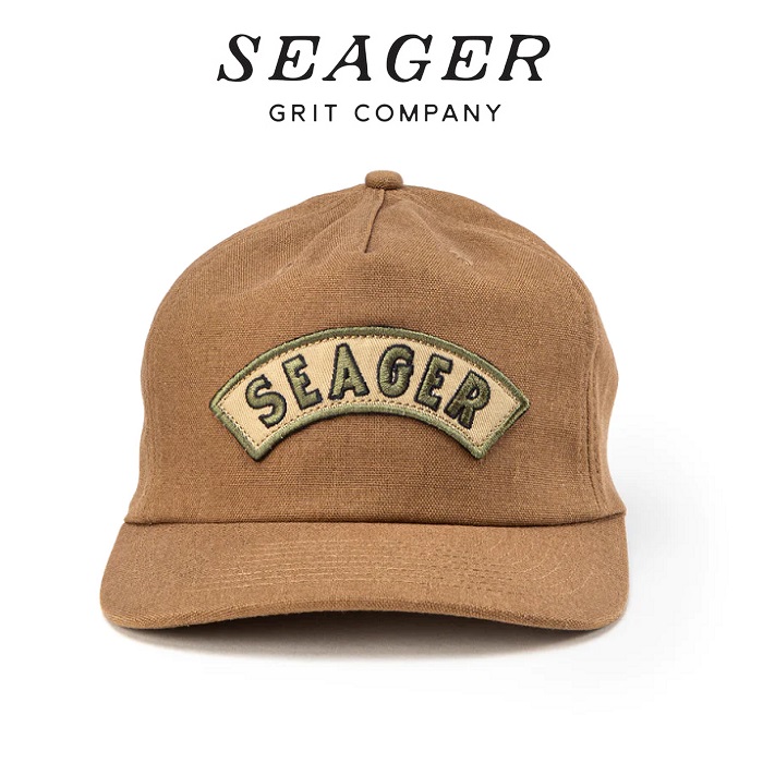 SEAGER(シーガー)　FIELD SNAPBACK KHAKI　【キャップ 帽子】【シーガー キャップ】【定番 人気 シンプル アウトドア サーフィン ス