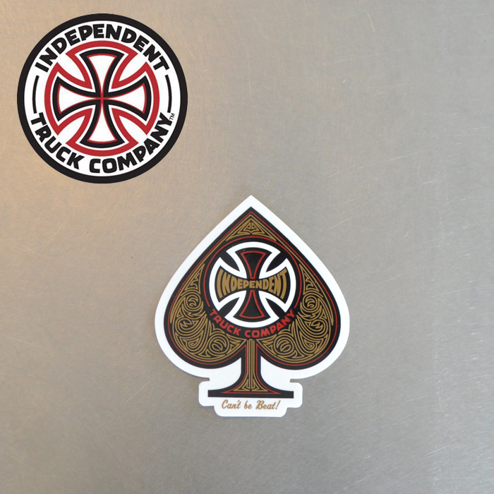 Independent Trucks (インディペンデント)　INDEPENDENT STICKER T/C SPADE 3”"　【インディペンデント】【スケートボード 】【スケ