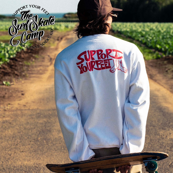 SURFSKATECAMP(サーフスケートキャンプ)　ORIGINAL LOGO SWEATSHIRTS　【2025新作 クルーネックスウェット】