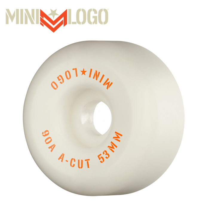 MINI LOGO (ミニロゴ)　A-CUT "2" 53MM 90A WHITE 4PK　ミニロゴ ウィール スケートボード スケボー パーツ