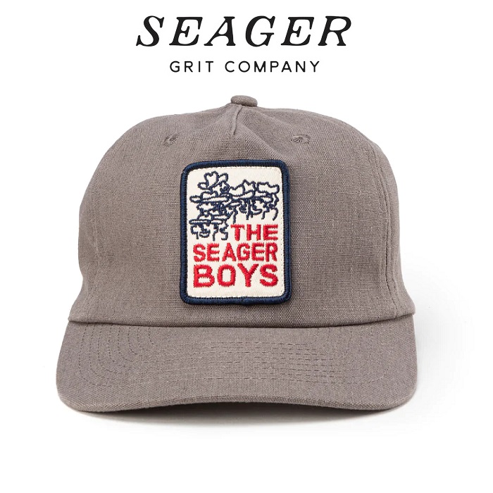 SEAGER(シーガー)　SEAGER BOYS SNAPBACK STONE GRAY　【キャップ 帽子】【シーガー キャップ】【定番 人気 シンプル アウトドア サ
